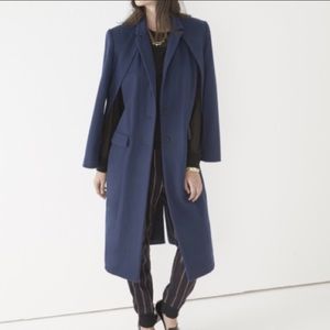 Rebecca Minkoff Kennedy Coat in Navy 💙